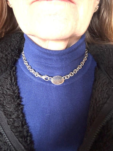 Collier Tiffany & Co - Collier ras-de-cou en argent 925 avec pendentif 58 Facettes