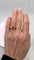 Bague 55 Solitaire - Bague en or gris 18K au spinelle rose 58 Facettes