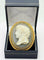 Broche Broche camée ovale en agate sur or jaune 18K 58 Facettes