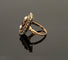 Bague 54 Bague XIXe siècle en or rose 18K sertie de rubis, perles et diamants 58 Facettes
