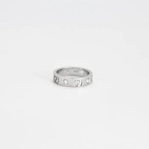 Bague 46 Gucci Icon - Bague en or gris 18K et diamants 58 Facettes GAW14
