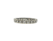 Bague 60 Alliance - Bague tour complet en or blanc 750 et diamants 1,68 ct 58 Facettes