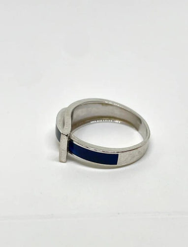 Bague 55 Clozeau Déferlante - Bague en or blanc sertie de diamants 58 Facettes