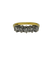 Bague 55 Bague en or jaune 750 sertie de 5 diamants 1,15 ct 58 Facettes