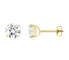 Boucles d'oreilles Boucles d’oreilles en or jaune 18 carats avec diamants 0,32 ct 58 Facettes