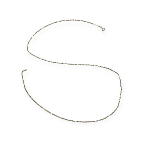 Collier Chaîne maille forçat 67 cm en or jaune 750 58 Facettes 330087901