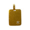 Pendentif Pendentif plaque en or jaune 750/1000 et diamant rond 0,05 ct 58 Facettes 330089746