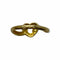 Bague 58 Bague cœur entrelacé en or jaune 18k et diamant 58 Facettes 330091922