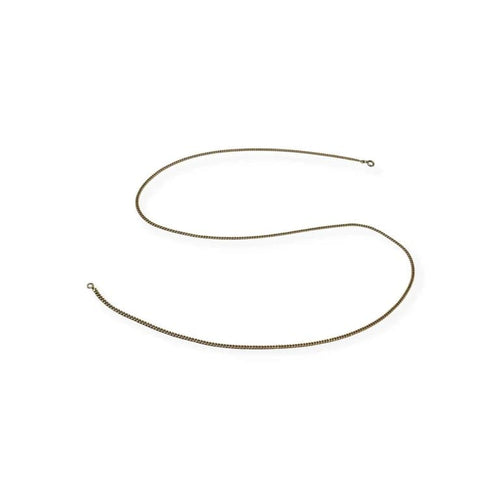 Collier Chaîne - Maille gourmette 62 cm en or jaune 18k 58 Facettes 330089598