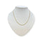 Collier Chaîne maille gourmette 45,5 cm en or jaune 750 58 Facettes 330092185