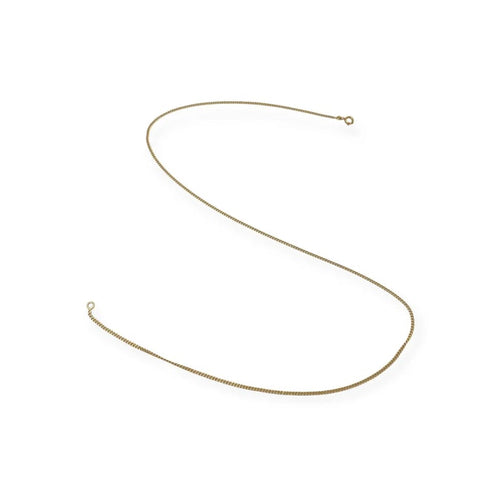 Collier Chaîne maille gourmette 45,5 cm en or jaune 750 58 Facettes 330092185