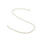 Collier Chaîne maille gourmette 45,5 cm en or jaune 750 58 Facettes 330092185