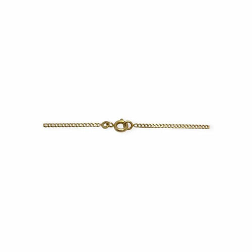 Collier Chaîne maille gourmette 45,5 cm en or jaune 750 58 Facettes 330092185