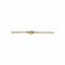 Collier Chaîne maille gourmette 45,5 cm en or jaune 750 58 Facettes 330092185