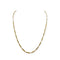 Collier Collier - Maille alternée travaillée en or jaune 18K 58 Facettes 330091924