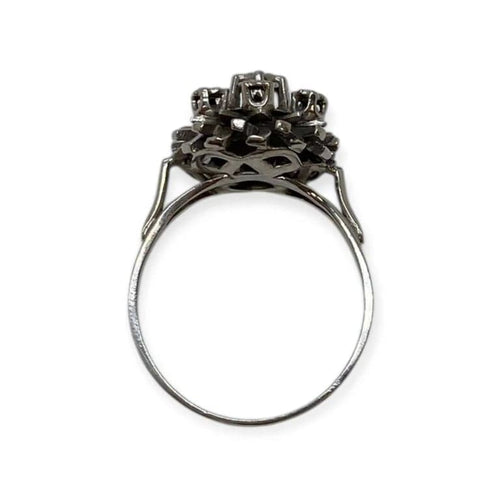 Bague 56 Bague chou en or blanc 18k et diamants 58 Facettes 330089238