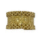 Bague 57 Bague large travaillée en or jaune 750 (18k) 58 Facettes 330086365