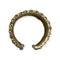 Bague 57 Bague large travaillée en or jaune 750 (18k) 58 Facettes 330086365