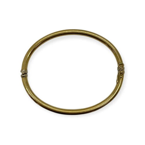 Bracelet Bracelet jonc ovale à ouverture en or jaune 750 58 Facettes 330089756