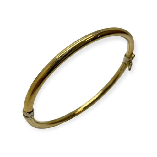 Bracelet Bracelet jonc ovale à ouverture en or jaune 750 58 Facettes 330089756