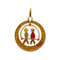 Pendentif Inséparables - Pendentif en or jaune 750 et rubis 58 Facettes 330089291