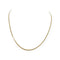 Collier Chaîne maille gourmette en or jaune 58 Facettes 330088373