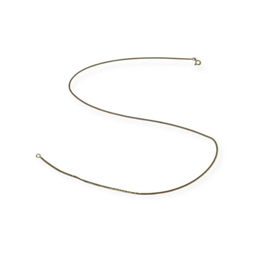 Collier Chaîne maille gourmette en or jaune 58 Facettes 330088373
