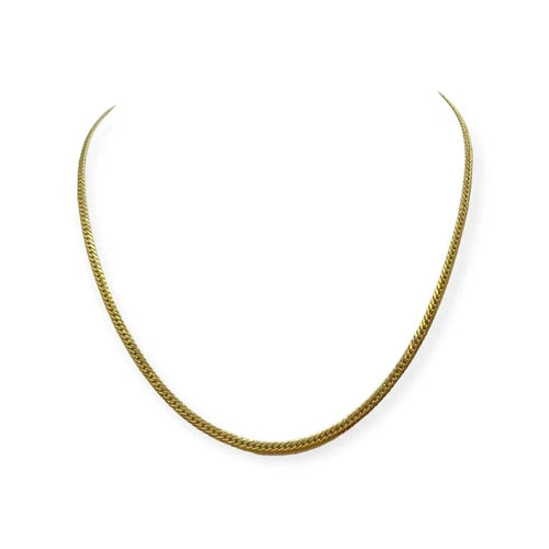 Collier Collier maille anglaise en or jaune 18K (750/1000) 58 Facettes 330088812