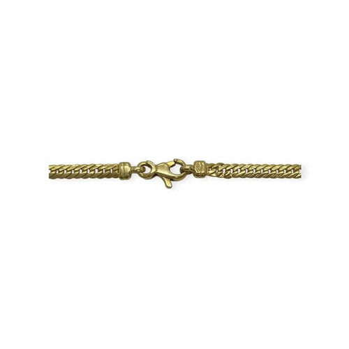Collier Collier maille anglaise en or jaune 18K (750/1000) 58 Facettes 330088812