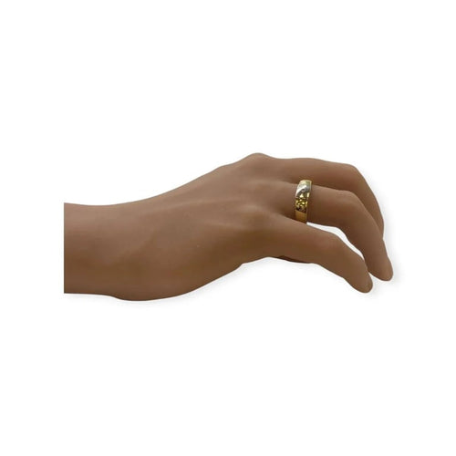 Bague 63 Bague deux ors en or blanc et or jaune 18K avec diamant 58 Facettes 330088312
