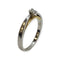 Bague 53 Bague deux ors en or blanc et or jaune 18K avec diamant 58 Facettes 330066577