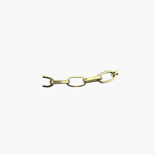 Bracelet Bracelet maille trombone en or jaune 18K 58 Facettes 149064432
