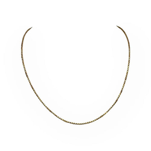 Collier Chaîne maille vénitienne 40 cm en or jaune 750 58 Facettes 149064869