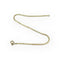 Collier Chaîne de cheville maille marine en or jaune 18k (750) 58 Facettes 149065150