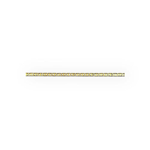 Collier Chaîne de cheville maille marine en or jaune 18k (750) 58 Facettes 149065150