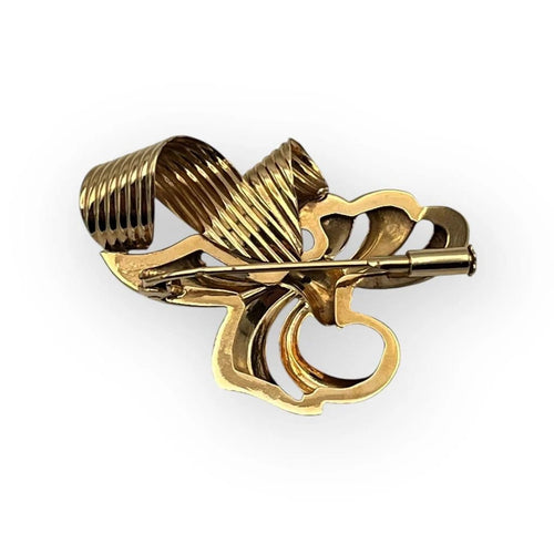 Broche Broche style ancien en or jaune 18K 58 Facettes 149058817