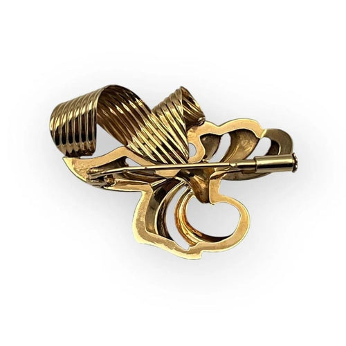 Broche Broche style ancien en or jaune 18K 58 Facettes 149058817