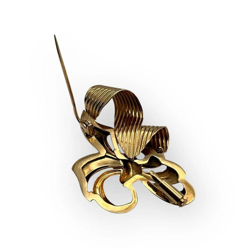 Broche Broche style ancien en or jaune 18K 58 Facettes 149058817