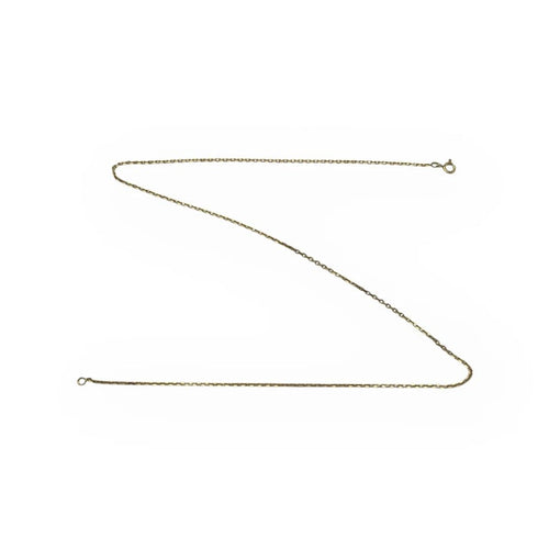 Collier Chaîne maille forçat en or jaune 18K 45 cm 58 Facettes 149060130