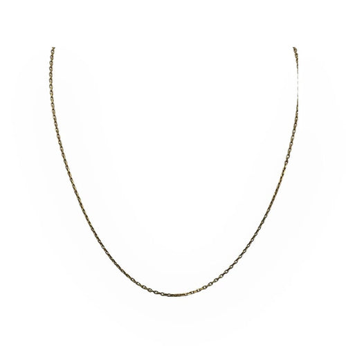 Collier Chaîne maille forçat en or jaune 18K 45 cm 58 Facettes 149060130