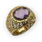 Bague 52 Bague en or jaune 18K avec améthyste ovale 58 Facettes 149061005