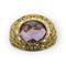 Bague 52 Bague en or jaune 18K avec améthyste ovale 58 Facettes 149061005