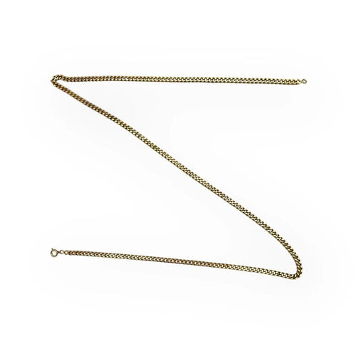 Collier Chaîne gourmette en or jaune 18K, 55 cm 58 Facettes 149061656