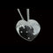 Collier Pendentif cœur - Collier en or serti de diamants 58 Facettes R199