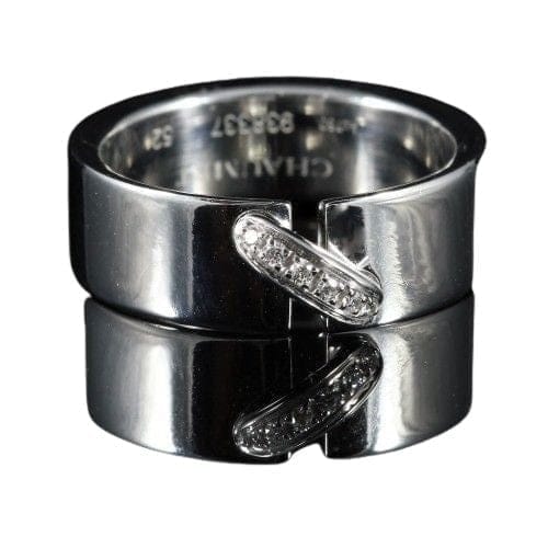 Bague 52 Chaumet Lien - Bague en or blanc et diamants 58 Facettes A1583