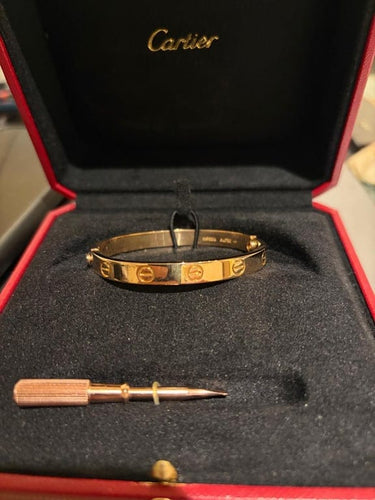 Bracelet Cartier Love - Bracelet en or rose 58 Facettes Bracelet love cartier