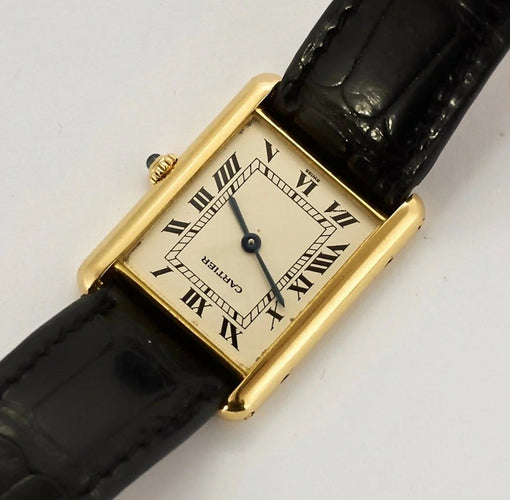 Montre Cartier Tank Louis - Montre en or 18 carats 58 Facettes LV110