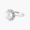 Bague 54 Bague perle et diamants en or blanc 18K 58 Facettes