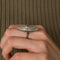 Bague 56 Bague marquise navette en or blanc 18 ct et diamants 58 Facettes HS20833