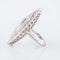 Bague 56 Bague marquise navette en or blanc 18 ct et diamants 58 Facettes HS20833